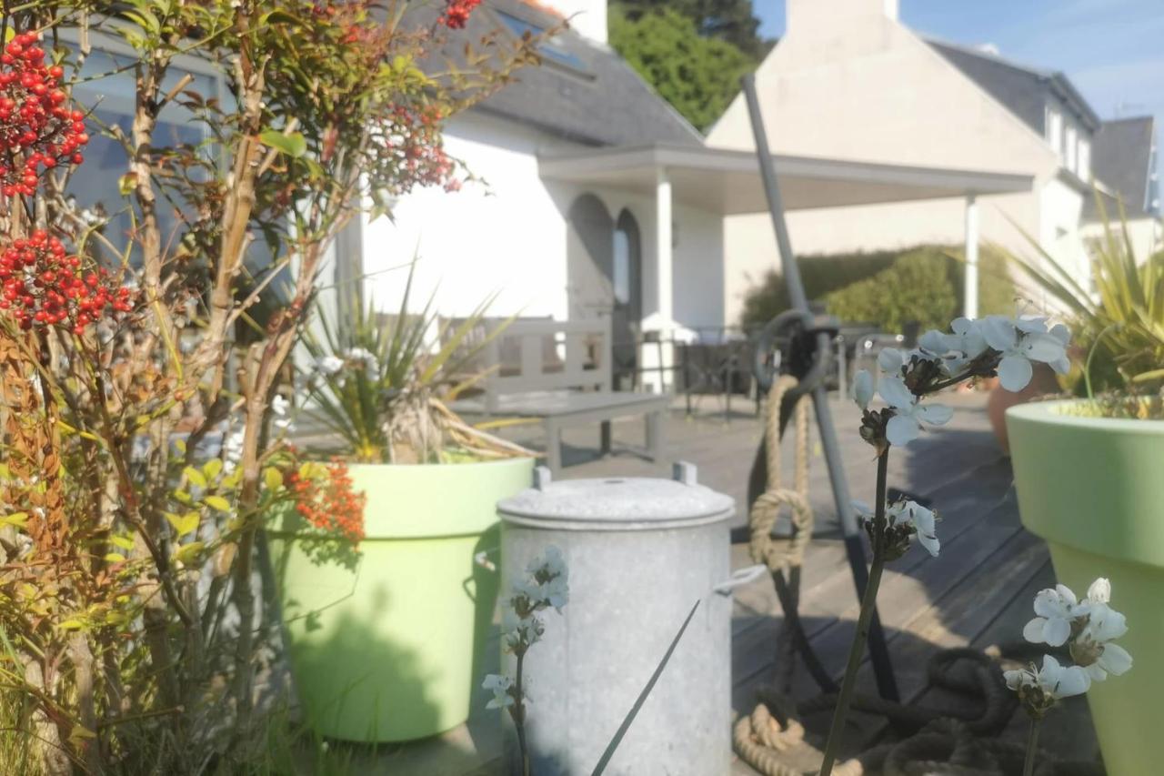 Maison De Pecheur - Coucher De Soleil En Terrasse Villa Plouézocʼh Eksteriør billede
